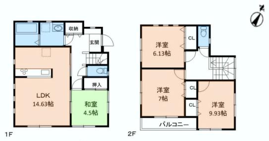 Floor plan. (1), Price 38,800,000 yen, 4LDK, Land area 101.33 sq m , Building area 96.05 sq m
