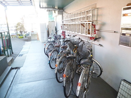 Other common areas. Is a bicycle parking lot