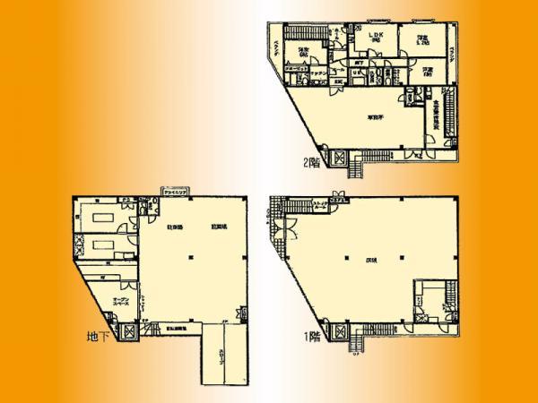 Floor plan. 65 million yen, 3DKK, Land area 320.21 sq m , Building area 559.89 sq m