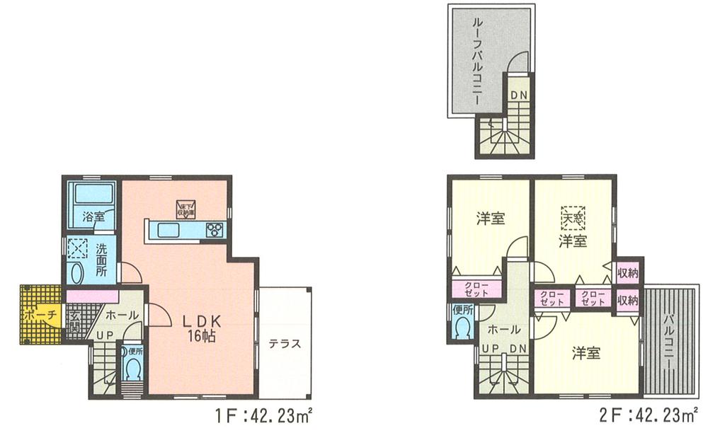 Floor plan. 22,300,000 yen, 3LDK, Land area 150.34 sq m , Building area 84.46 sq m