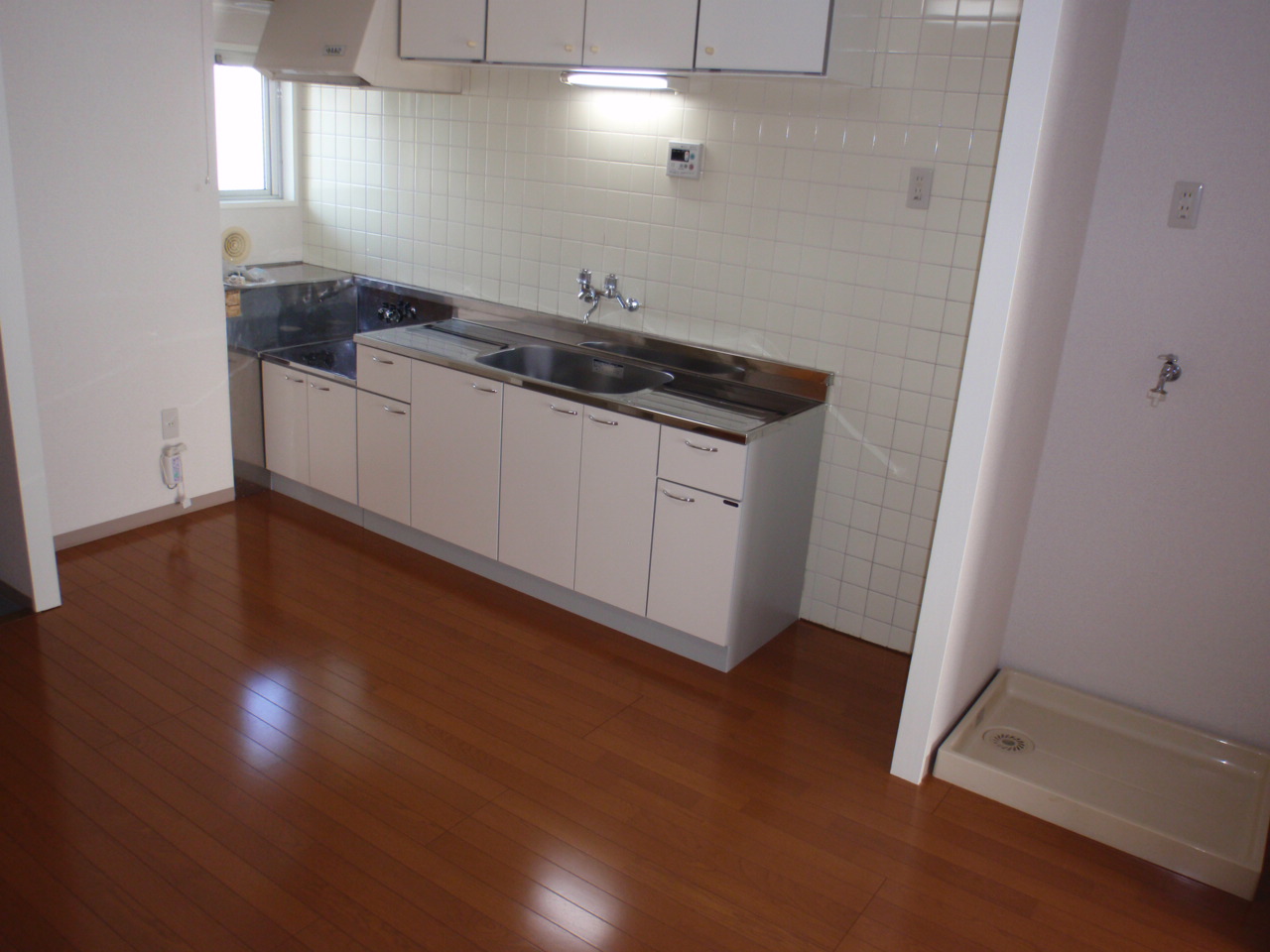 Kitchen. Indoor Laundry Storage