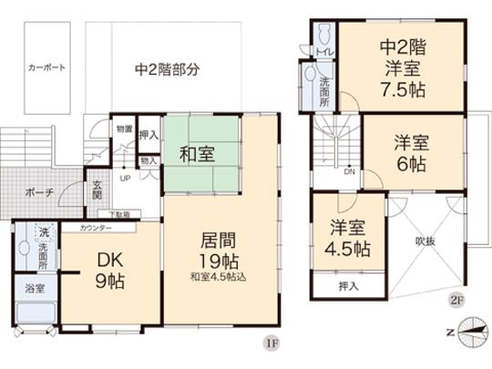 Floor plan. 25 million yen, 3LDK, Land area 189.74 sq m , Building area 97.41 sq m floor plan