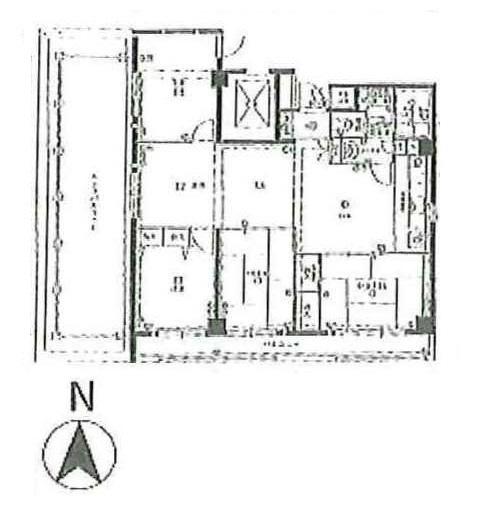 Floor plan. 4LDK, Price 35 million yen, Occupied area 89.57 sq m , Balcony area 9.38 sq m