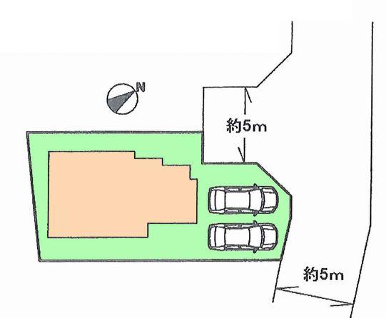 Compartment figure. 23,900,000 yen, 4LDK, Land area 120.03 sq m , Building area 86.66 sq m