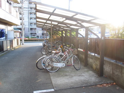 Other common areas. Covered bicycle shed