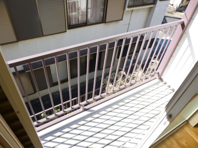 Balcony. Veranda facing west