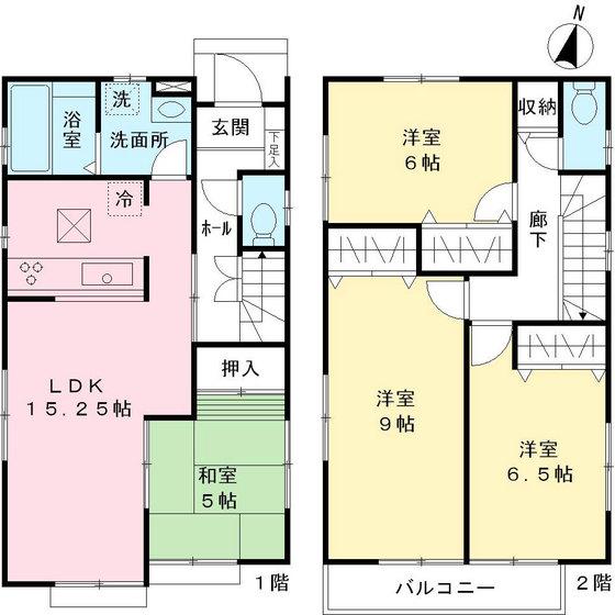 Floor plan. 43,800,000 yen, 4LDK, Land area 117.33 sq m , Building area 99.78 sq m