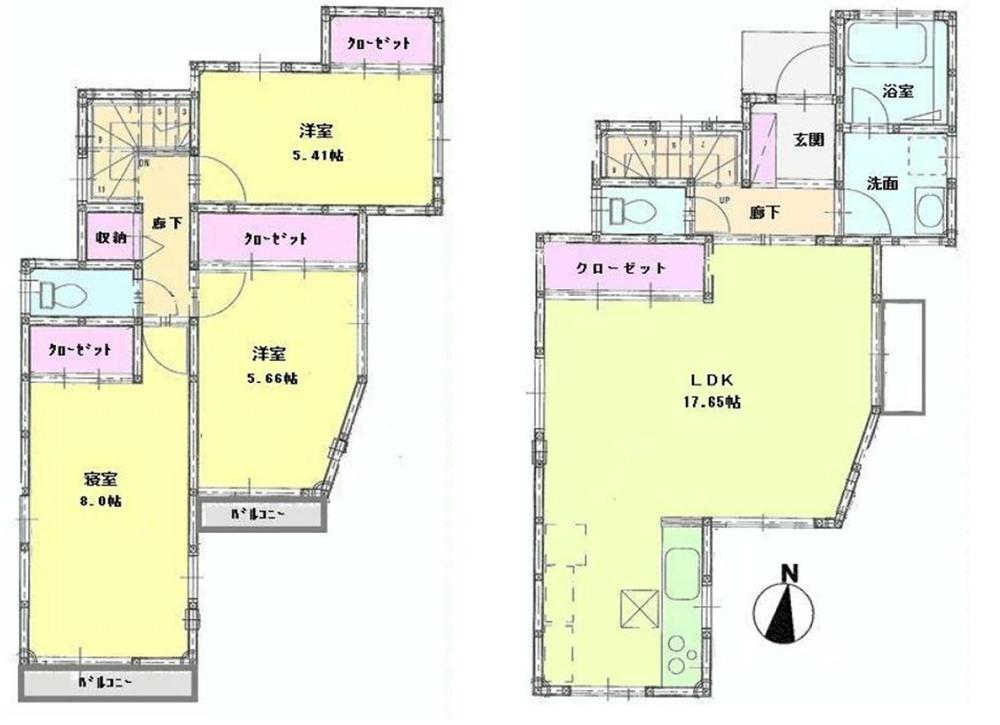 Floor plan. 22 million yen, 4LDK, Land area 120.68 sq m , Building area 91.08 sq m ◎ LDK17 quires more ◎ All rooms dihedral SaiHikari