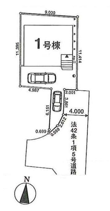 Compartment figure. 25,800,000 yen, 4LDK, Land area 113.78 sq m , Building area 88.28 sq m