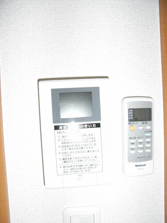 Security. Intercom with TV monitor