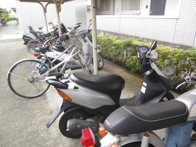 Other common areas. Bicycle parking space