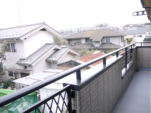 Balcony. You views of the lush scenery from the spacious veranda.