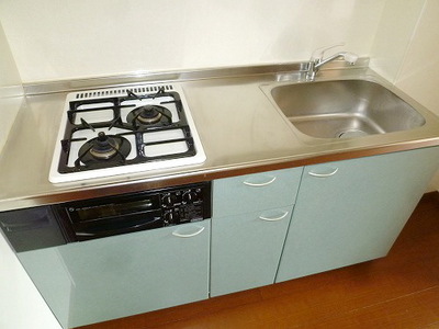 Kitchen. Gas stove system Kitchen