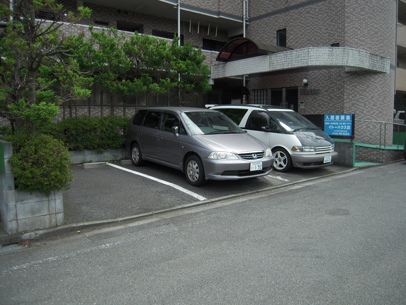 Parking lot. The entire surface of the pavement