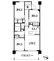 Floor: 3LDK, occupied area: 63.87 sq m, Price: 29,200,000 yen, now on sale