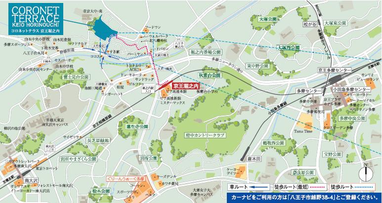 Local guide map.  ※ Listings map because of the schematic, There are roads that are omitted. 
