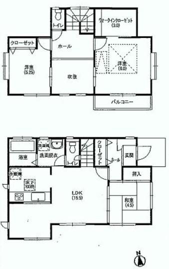 Floor plan. 29,800,000 yen, 3LDK+S, Land area 192.76 sq m , Building area 87.36 sq m