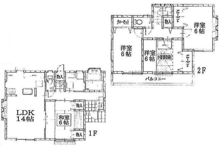 Floor plan. 22.1 million yen, 4LDK, Land area 180.36 sq m , Building area 95.84 sq m