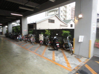 Parking lot.  ☆ Bicycle-parking space ☆