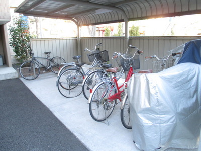 Other common areas. It is a bicycle parking space