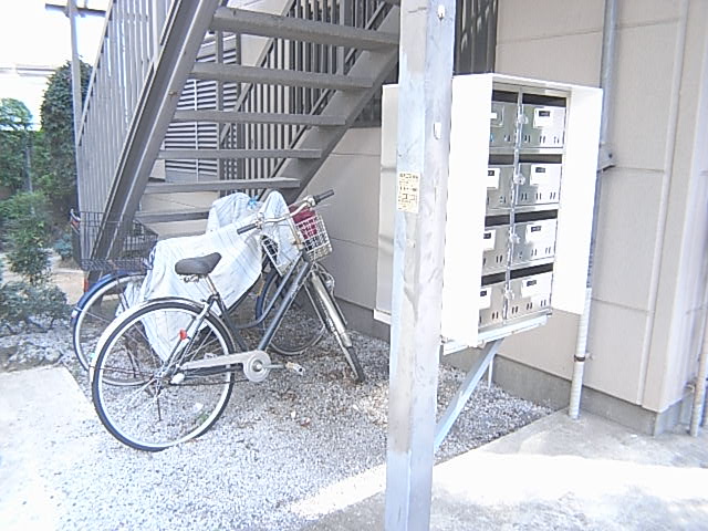 Other common areas. bicycle parking space