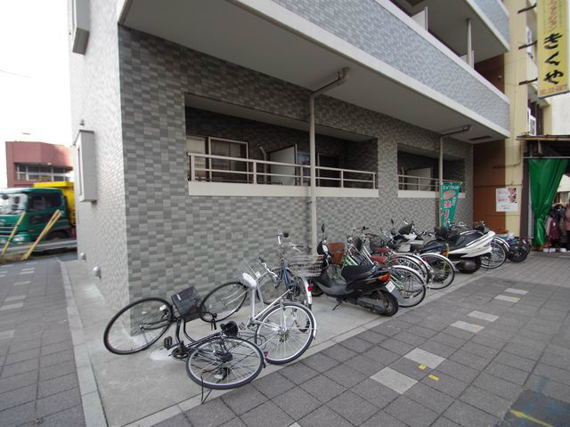 Other common areas. Bicycle parking space