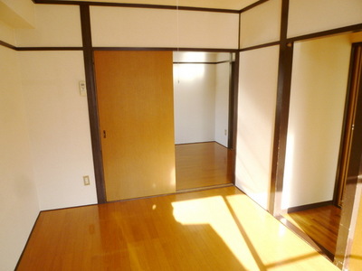 Other room space. Since the sliding door is the placement of the furniture is easy to