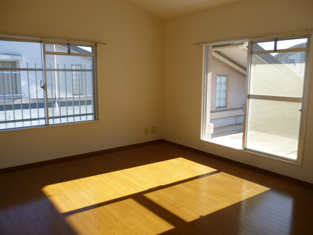 Other room space. 9.9 Pledge of two-sided lighting Western-style.  It opens onto a roof balcony. 