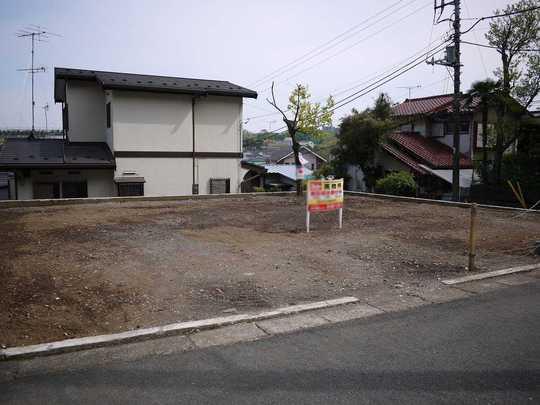 Local appearance photo. Yamada ・ Good per sun on the south slope terraced with Mejirodai Station 2 Station walking distance. Floor plan can be changed. Land only available-for-sale consultation.