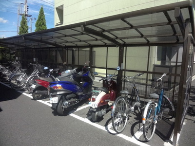 Entrance.  ☆ Bicycle-parking space ☆