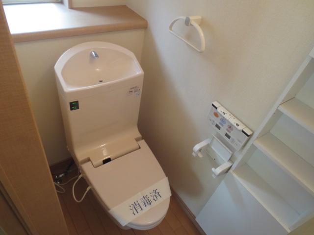 Toilet. Bidet function toilet