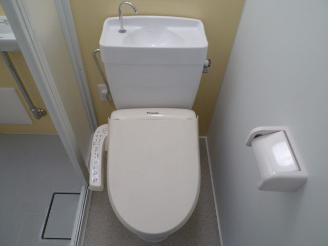 Toilet. Washlet is with.