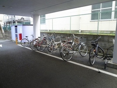 Other common areas. Is a bicycle parking lot