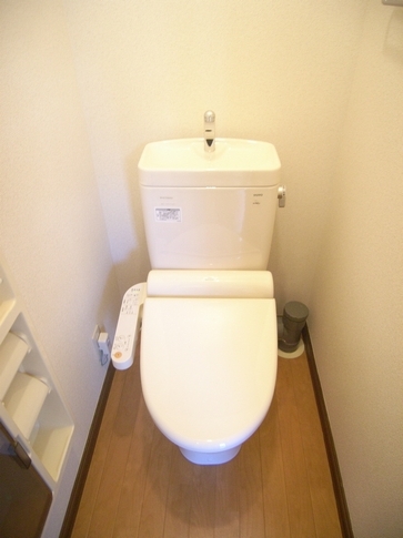 Toilet. It is a toilet with a multi-function toilet seat