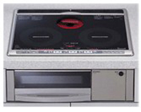 Other Equipment. Since the wide grille can put the fish on its side, Burning is also 25cm of pizza. Both sides grilled Allowed ※ Some specifications differ by dwelling unit
