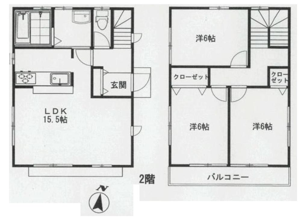 Floor plan. Price 19.3 million yen, 3LDK, Land area 79.67 sq m , Building area 79.48 sq m