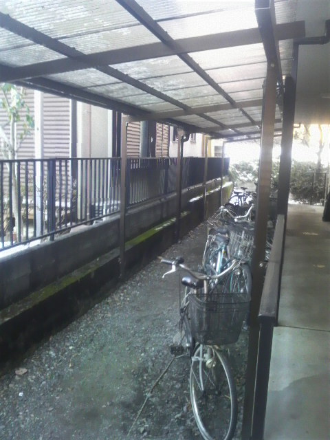 Other common areas. bicycle parking space