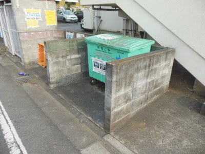 Other common areas. Shared waste storage