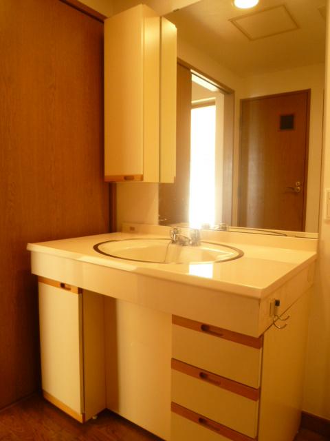 Wash basin, toilet. Vanity guess you saved a little storage space.