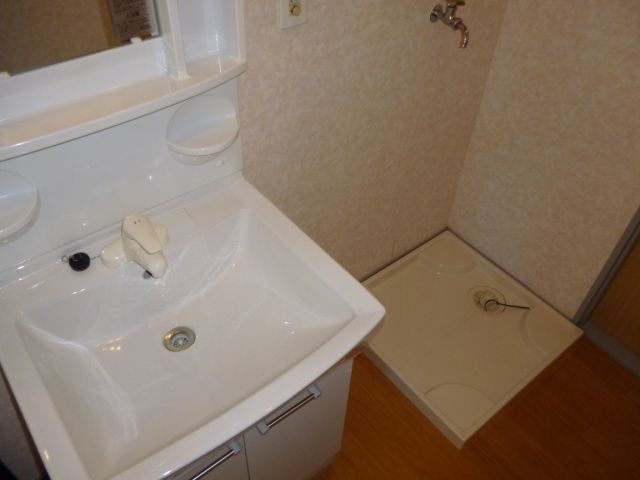 Other. Independent wash basin and washing machine inside the room of the new