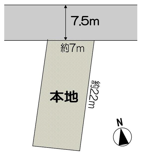 Compartment figure. Land price 49,800,000 yen, Land area 136.85 sq m