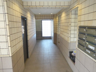 lobby. Elevator with property