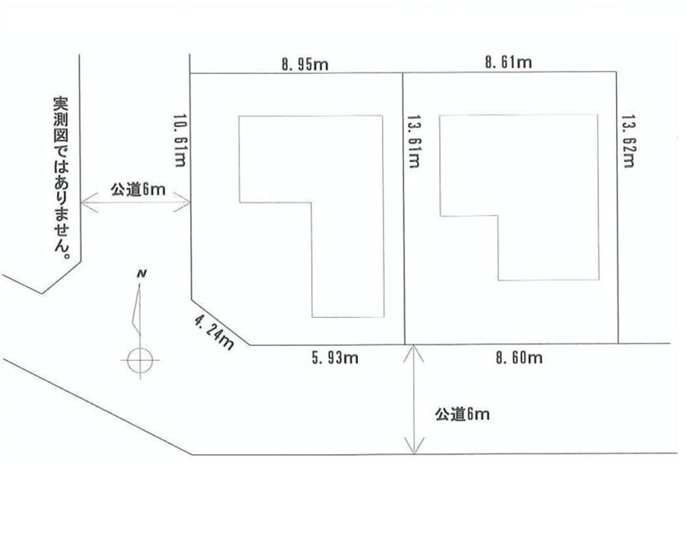 The entire compartment Figure. ◎ south 6m public road ◎ shaping land