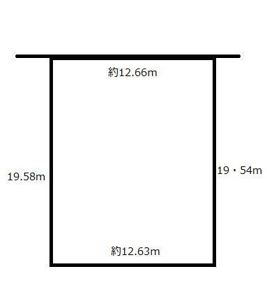 Compartment figure. Land price 24,800,000 yen, Land area 247.33 sq m