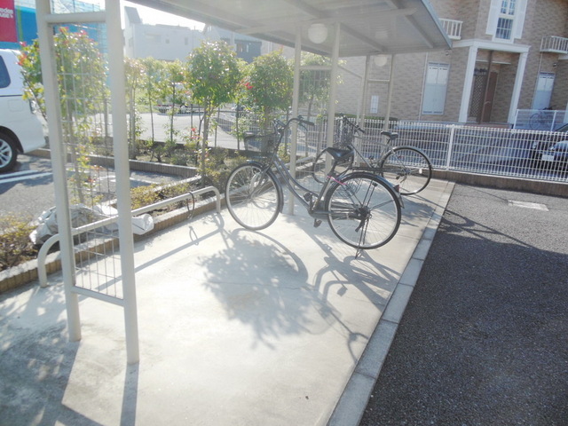 Other common areas. Bicycle parking space