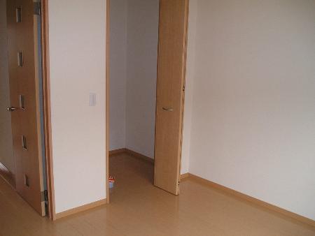 Living and room. Large walk-in closet is equipped rooms. 