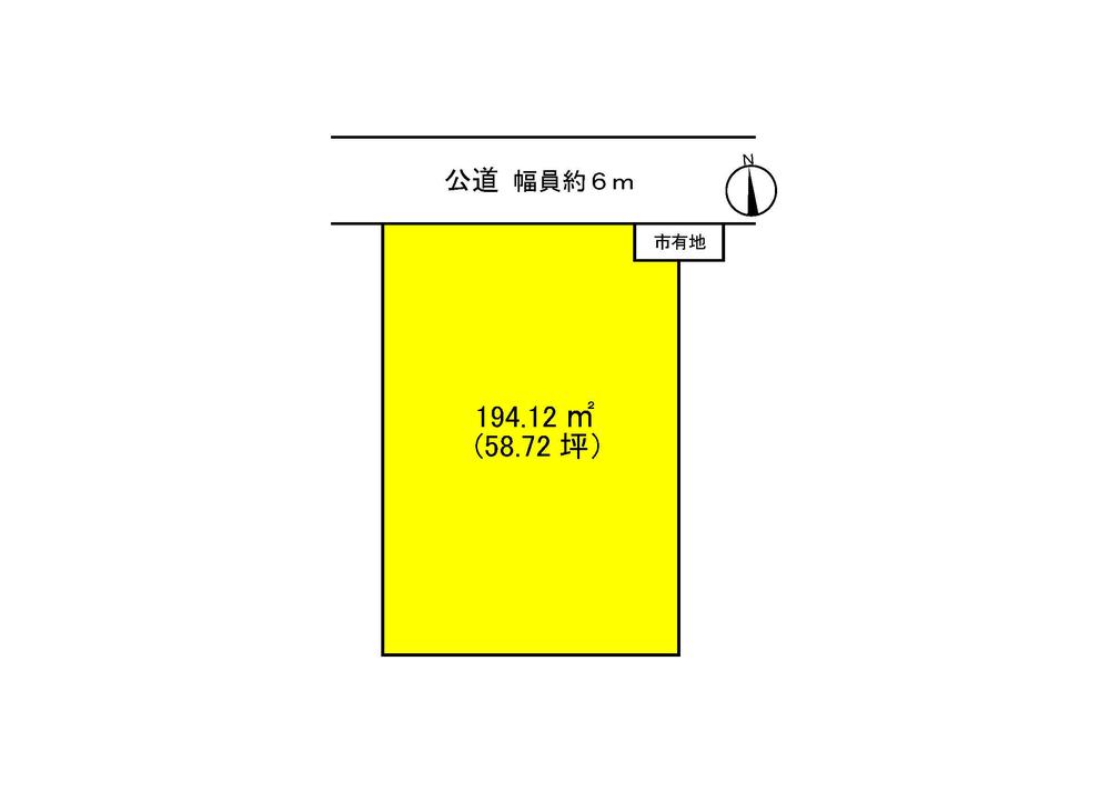 Compartment figure. Land price 35 million yen, Land area 194.12 sq m