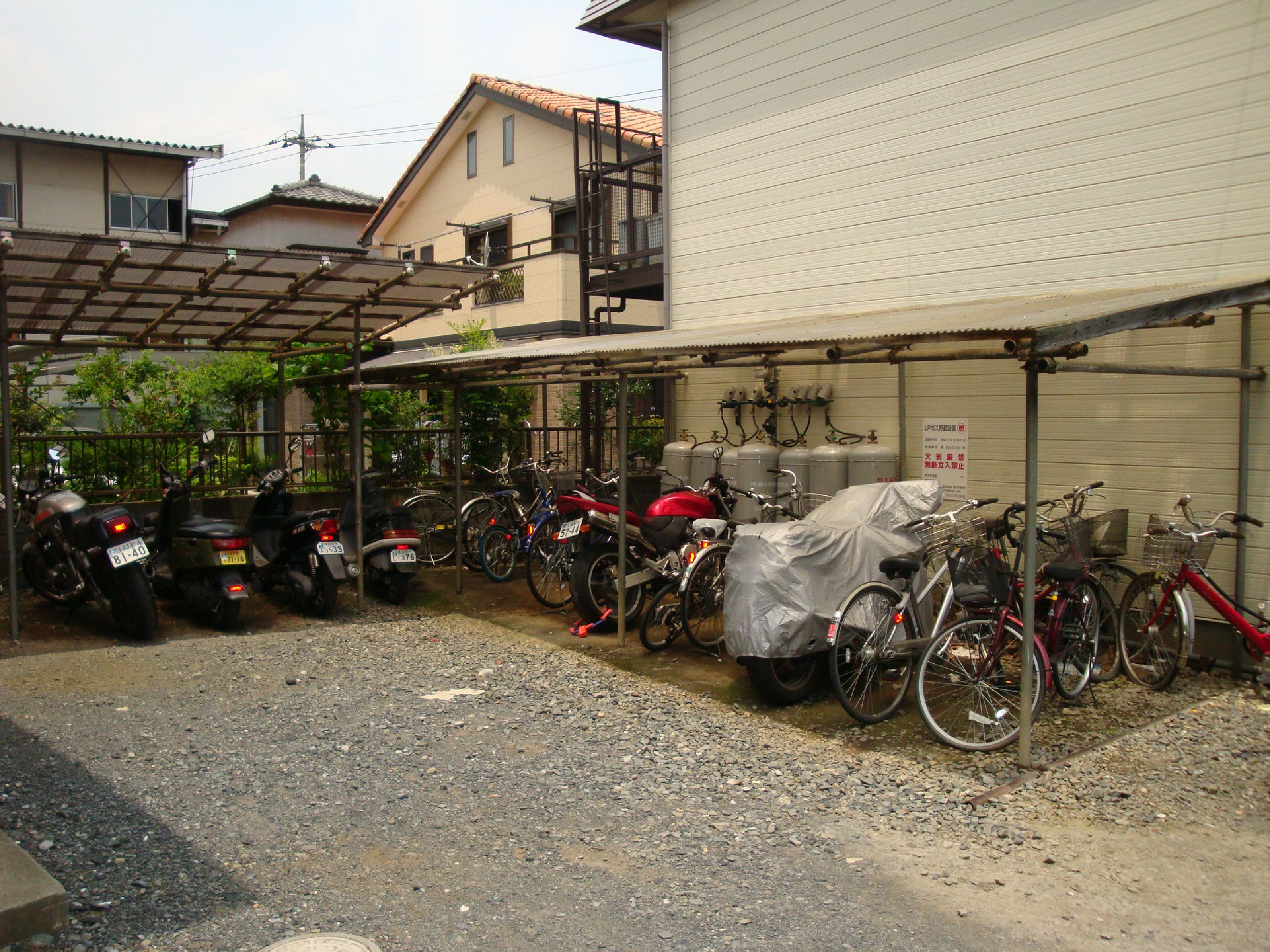 Other common areas. Bicycle-parking space