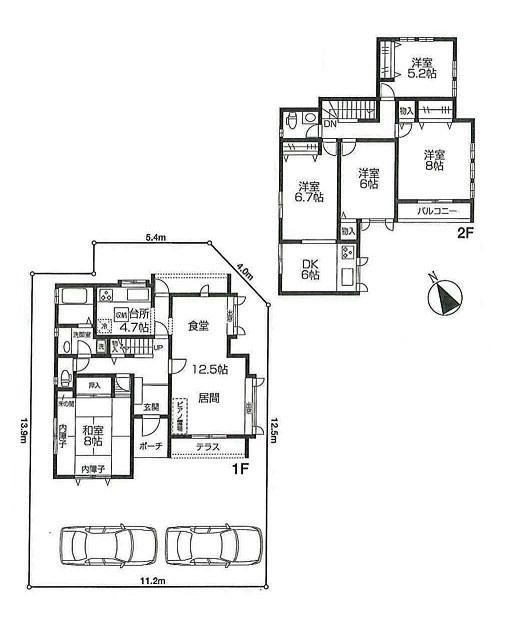 Floor plan. 31,800,000 yen, 5LDK, Land area 165.7 sq m , Building area 120.51 sq m