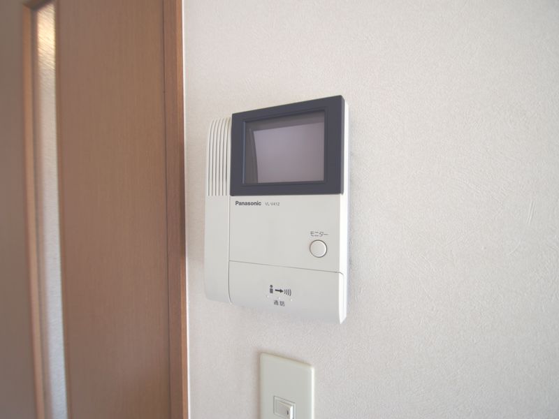 Security. TV monitor phone that visitors can be confirmed